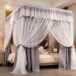 Mosquitero Doble Cortina Para Cama tamaño King Size